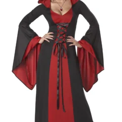Deluxe Hooded Robe Adult Costume (Red)