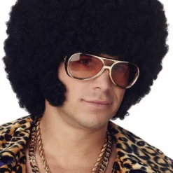 Afro Chops Costume Wig (Black)