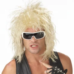 Rockin' Dude Costume Wig (Blonde)