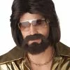 Sexy 70's Man Adult Wig Beard And Moustache -Purecostumes Store 70324 full 1