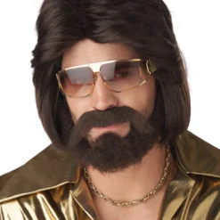 Sexy 70's Man Adult Wig Beard And Moustache
