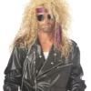 Heavy Metal Rocker Costume Wig - Blonde