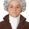 Child Colonial Peruke Wig (Gray) -Purecostumes Store 70749 full 1