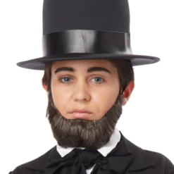 Child Honest Abe Beard (Dark Brown)