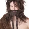 Viking Costume Wig And Beard (Brown) -Purecostumes Store 70775 full 1