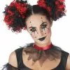 Black And Red Clown Puffs 1 Black And Red Clown Puffs -Purecostumes Store 70887 full 1