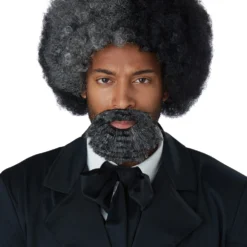 Frederick Douglass Adult Wig And Goatee