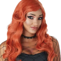Sultry Siren Adult Wig (Auburn)
