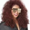 3/4 Curly Fall Adult Wig (Burgundy) 2 3/4 Curly Fall Adult Wig (Burgundy) -Purecostumes Store 70940 full 1