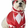 Red Power Ranger Pet Costume -Purecostumes Store CC4223 117 full 1