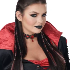 Clip-In Braids (Red/Black)