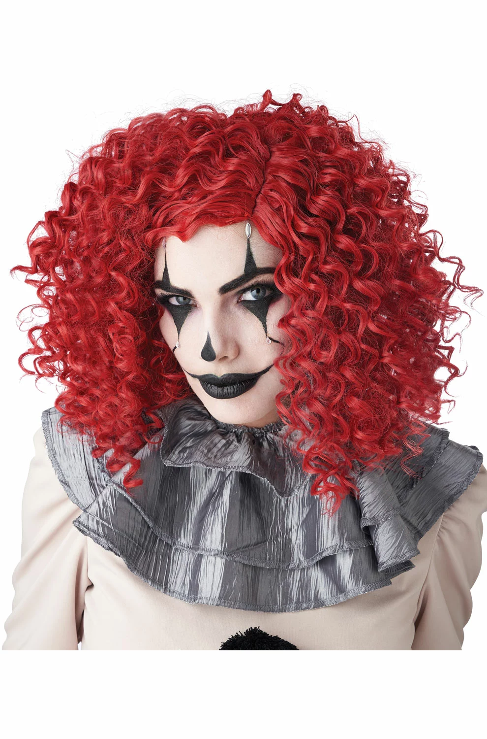 Corkscrew Clown Curls Wig (Red) 3 Corkscrew Clown Curls Wig (Red)
