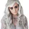Glow In The Dark Ghost Adult Wig -Purecostumes Store CC7020 124 full 1