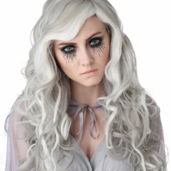 Glow In The Dark Ghost Adult Wig
