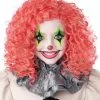 Glow In The Dark Curly Clown Wig -Purecostumes Store CC7020 125 full 1