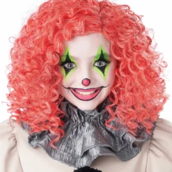 Glow In The Dark Curly Clown Wig