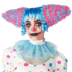 Funhouse Clown Wig (Blue/Pink)
