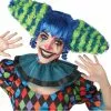 Funhouse Clown Wig (Blue/Green) -Purecostumes Store CC7021 213 full 1