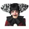 Funhouse Clown Wig (Black/White) -Purecostumes Store CC7021 215 full 1