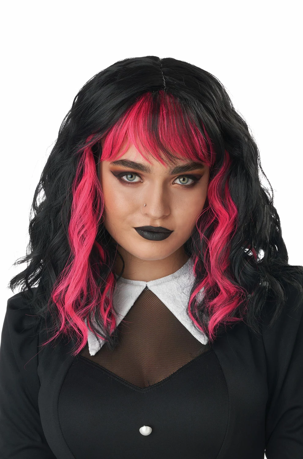 Cute N Crafty Adult Wig (Hot Pink) 3 Cute N Crafty Adult Wig (Hot Pink)