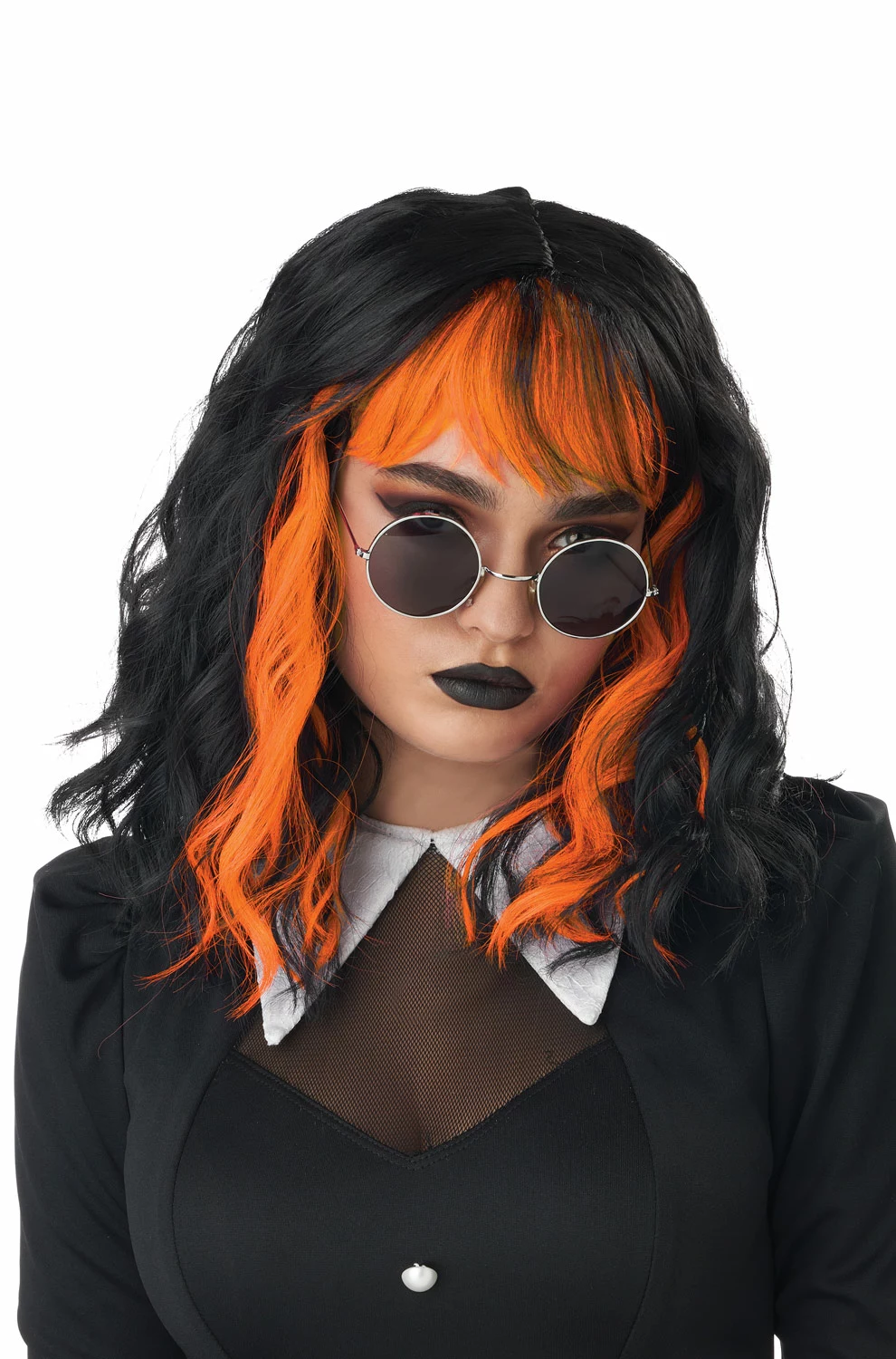 Cute N Crafty Adult Wig (Electric Orange) 3 Cute N Crafty Adult Wig (Electric Orange)