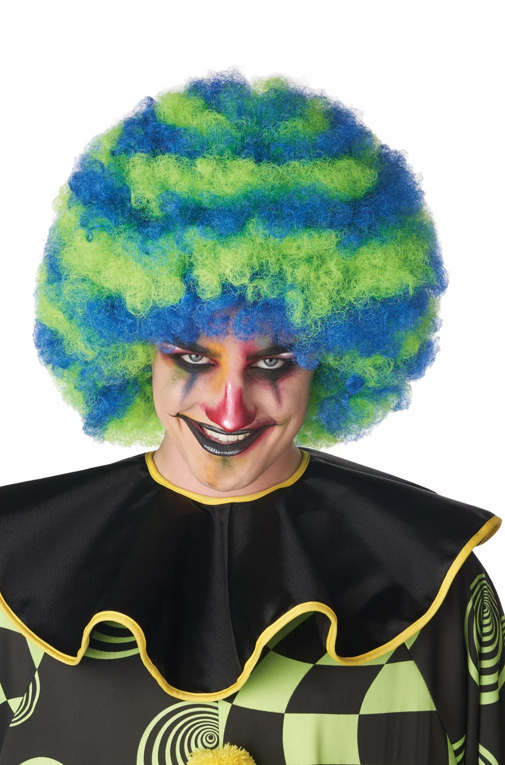 Spiral Clown Wig (Blue/Green) 3 Spiral Clown Wig (Blue/Green)