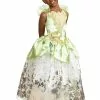 Disney Tiana Deluxe Child Costume -Purecostumes Store D125139 full 1