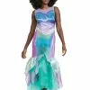 Ariel Mermaid Deluxe Adult Costume -Purecostumes Store D125609 full 1