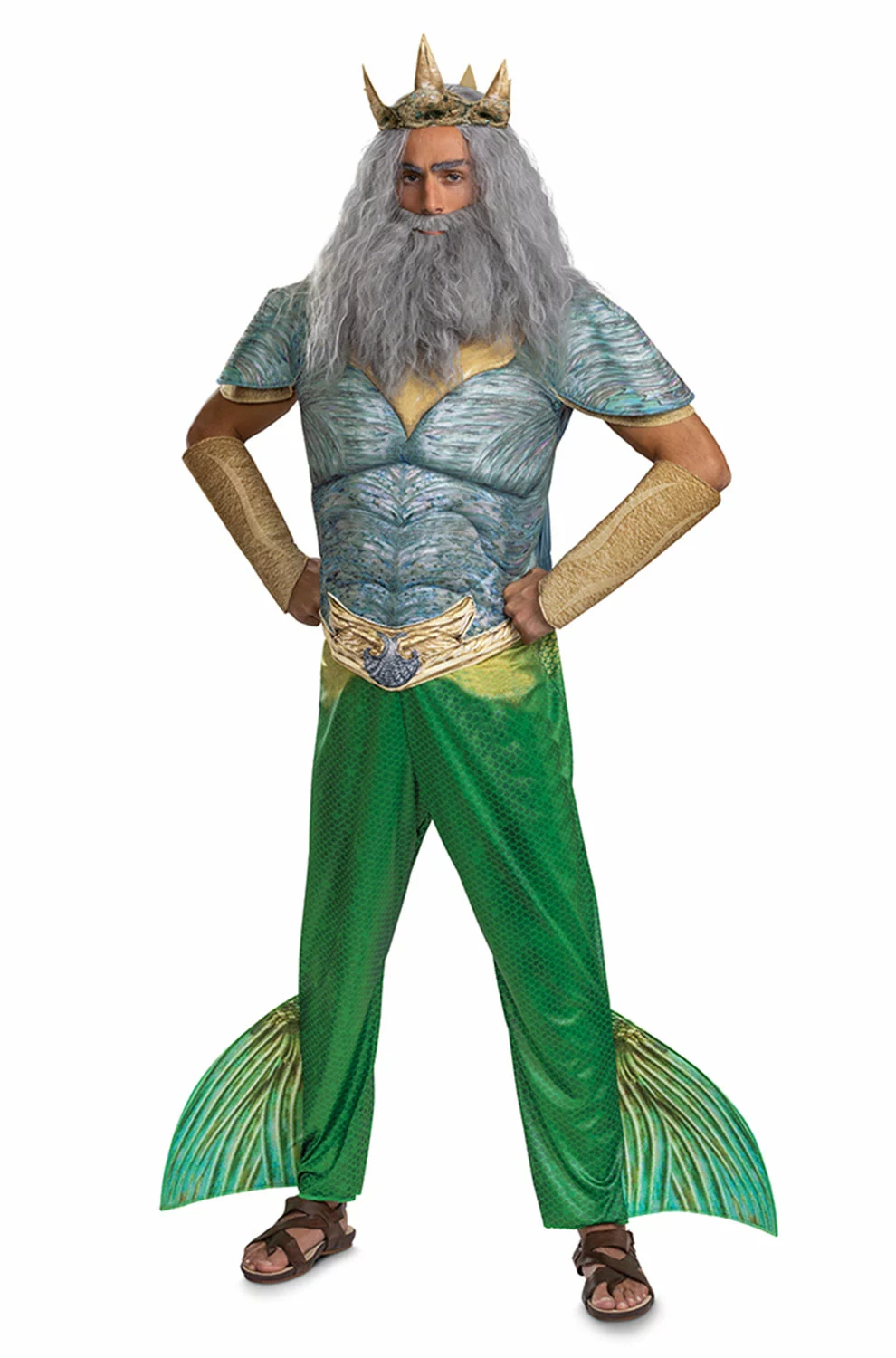 King Triton Deluxe Adult Costume 3 King Triton Deluxe Adult Costume