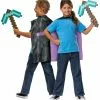 Minecraft Pickaxe And Cape Set 2 Minecraft Pickaxe And Cape Set -Purecostumes Store D156249 full 1