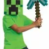 Minecraft Pickaxe And Mask Set 2 Minecraft Pickaxe And Mask Set -Purecostumes Store D156269 full 1
