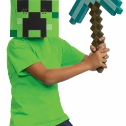 Minecraft Pickaxe And Mask Set