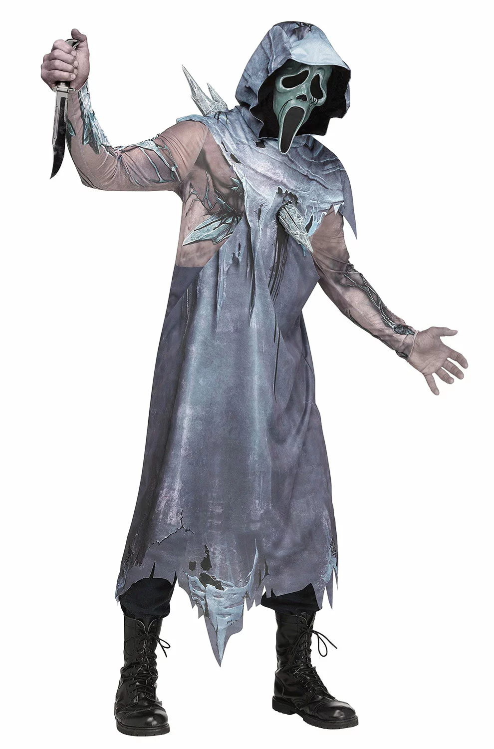 Icebound Phantom Ghost Face Adult Costume 3 Icebound Phantom Ghost Face Adult Costume