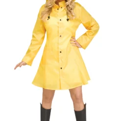 Yellow Raincoat Adult Costume