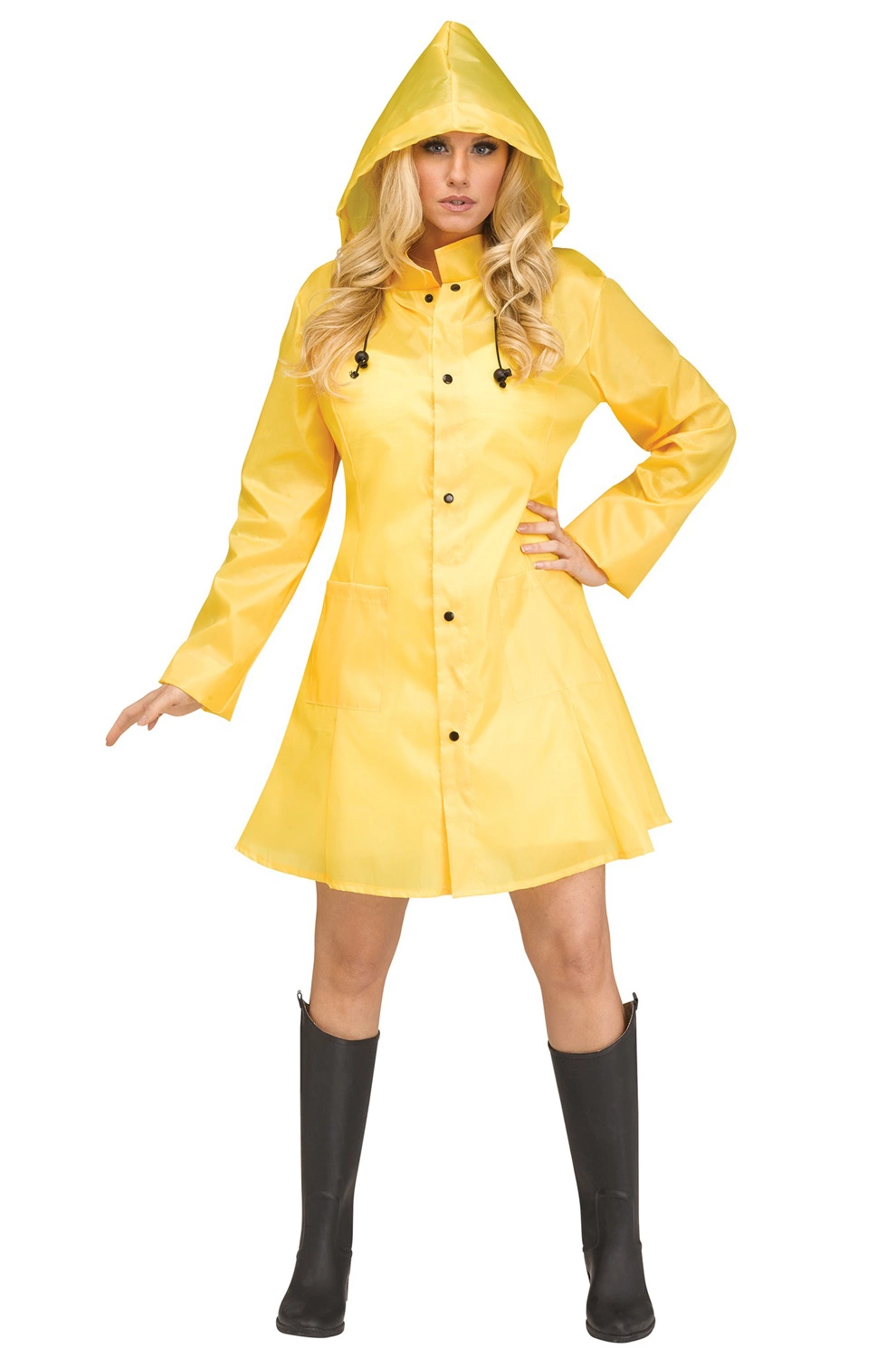 Yellow Raincoat Adult Costume 3 Yellow Raincoat Adult Costume