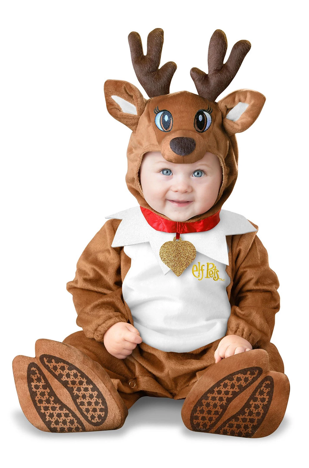 The Elf On The Shelf Baby Elf Pet Reindeer Infant Costume 3 The Elf On The Shelf Baby Elf Pet Reindeer Infant Costume