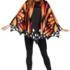 Monarch Butterfly Wing Poncho Adult Costume -Purecostumes Store F90538M full 1