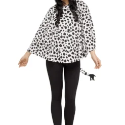 Cow Hooded Poncho Adult Costume