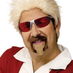 Celebrity Chef Wig And Goatee