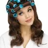 Housewife Curler Wig (Brown) -Purecostumes Store F92550BR full 1