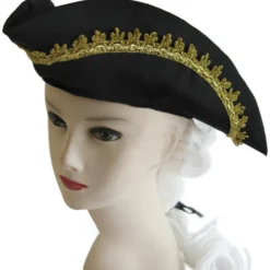 Colonial Child Hat With Wig