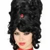 Beehive Wig (Black) 1 Beehive Wig (Black) -Purecostumes Store FM60455 full 1