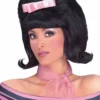 Bouffant Wig (Black) -Purecostumes Store FM61538 full 1