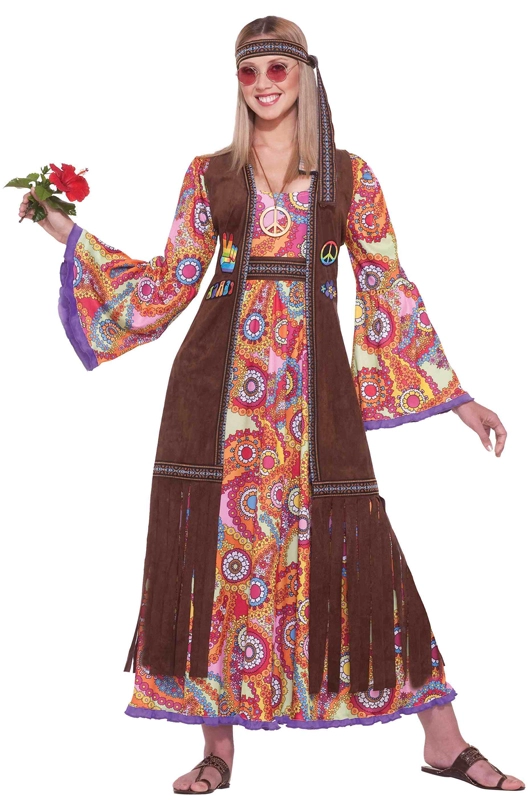 Hippie Love Child Adult Costume 3 Hippie Love Child Adult Costume
