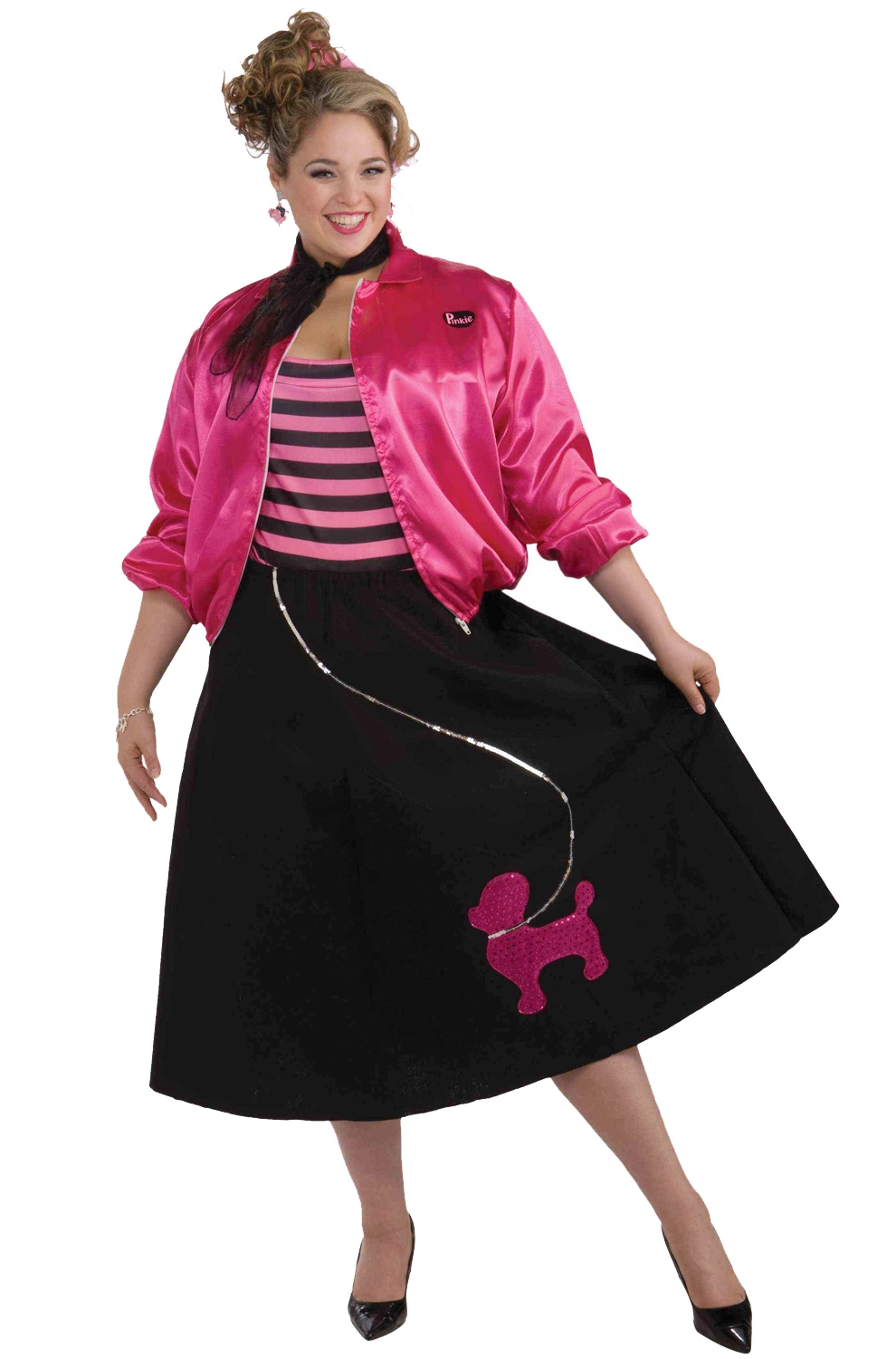 Swinging 50s Plus Size Costume 3 Swinging 50s Plus Size Costume