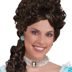 Colonial Lady Wig (Brown)