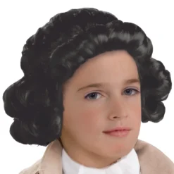 Child Colonial Boy Wig (Black)