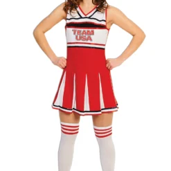 Team USA Cheerleader Adult Costume (Medium)