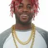Red Rapper Wig -Purecostumes Store FR24954 full 1