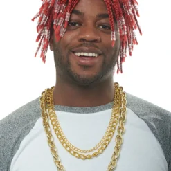 Red Rapper Wig